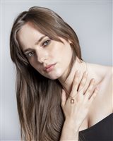 Anhänger Loving Palladio  3D in Rosègold Diamante 0.02 Ct 09R SERLIANA - 09R SERLIANA